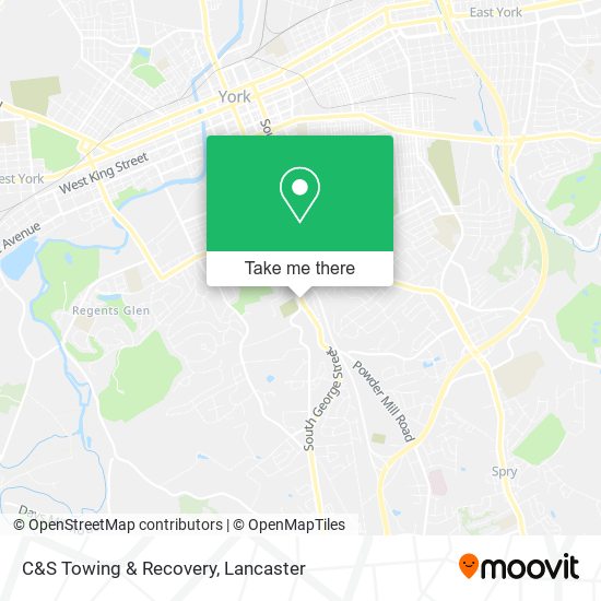 C&S Towing & Recovery map