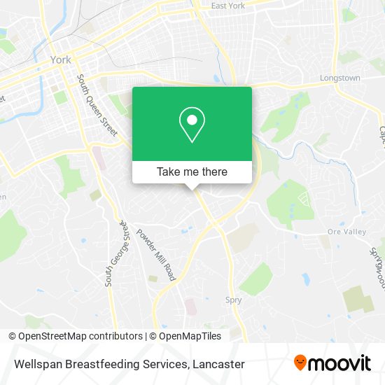 Mapa de Wellspan Breastfeeding Services