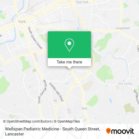Mapa de Wellspan Pediatric Medicine - South Queen Street