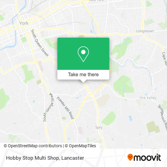 Hobby Stop Multi Shop map