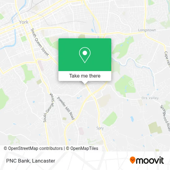 PNC Bank map