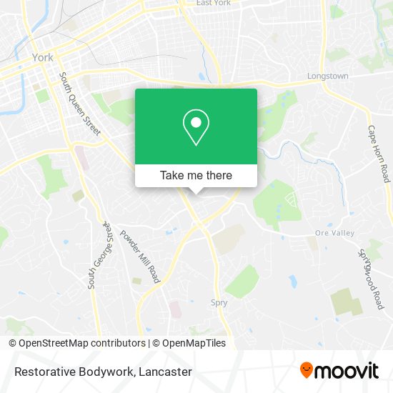 Restorative Bodywork map