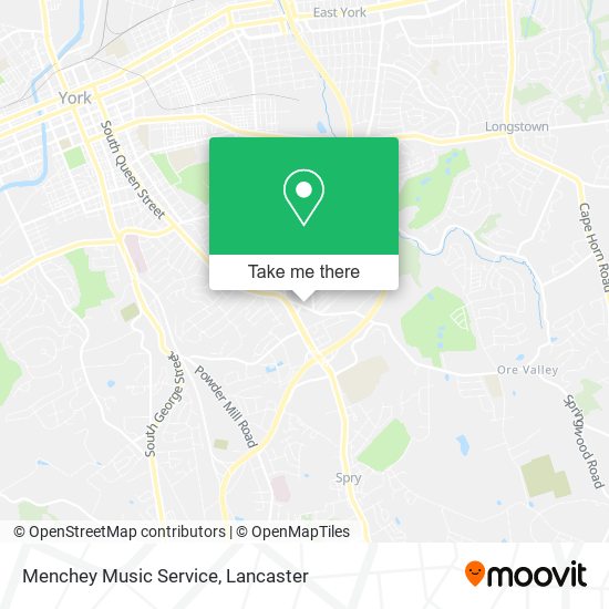 Menchey Music Service map