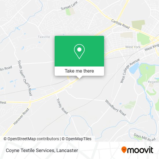 Mapa de Coyne Textile Services