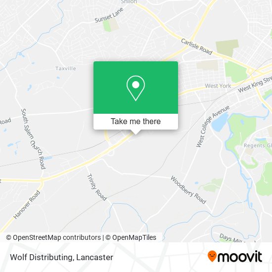 Wolf Distributing map