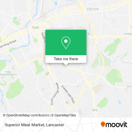 Superior Meat Market map