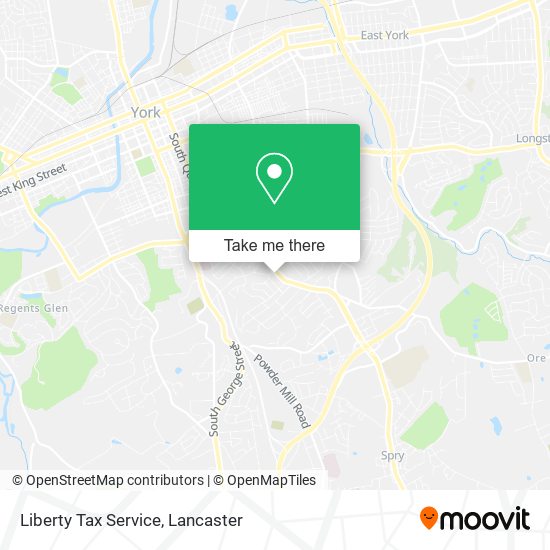 Liberty Tax Service map