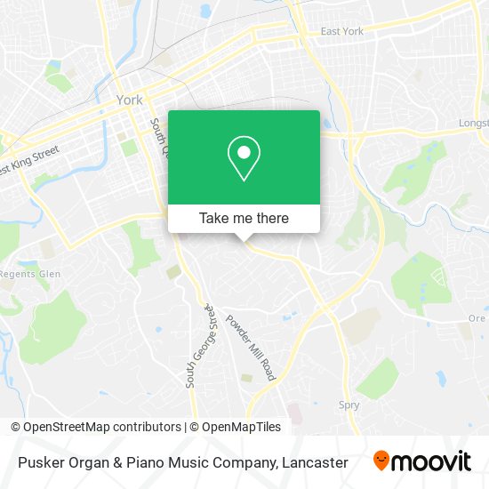 Pusker Organ & Piano Music Company map