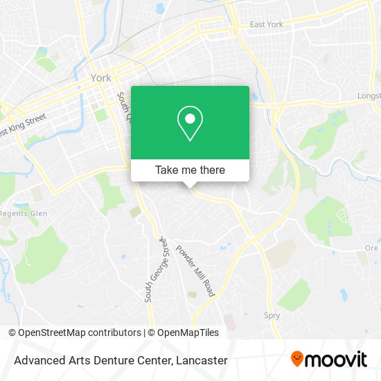 Advanced Arts Denture Center map