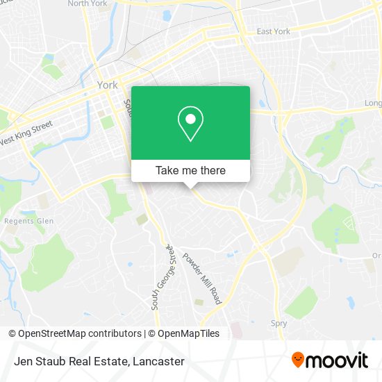 Jen Staub Real Estate map