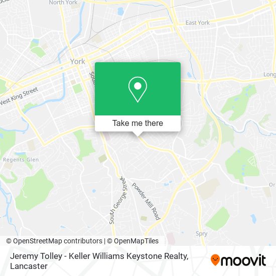 Jeremy Tolley - Keller Williams Keystone Realty map
