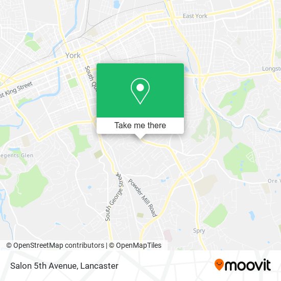 Mapa de Salon 5th Avenue