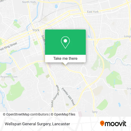Wellspan General Surgery map