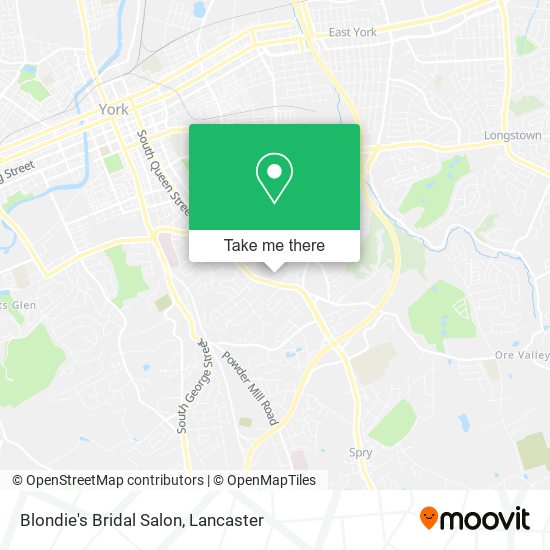 Mapa de Blondie's Bridal Salon
