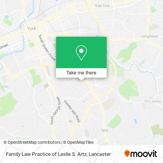 Family Law Practice of Leslie S. Artz map