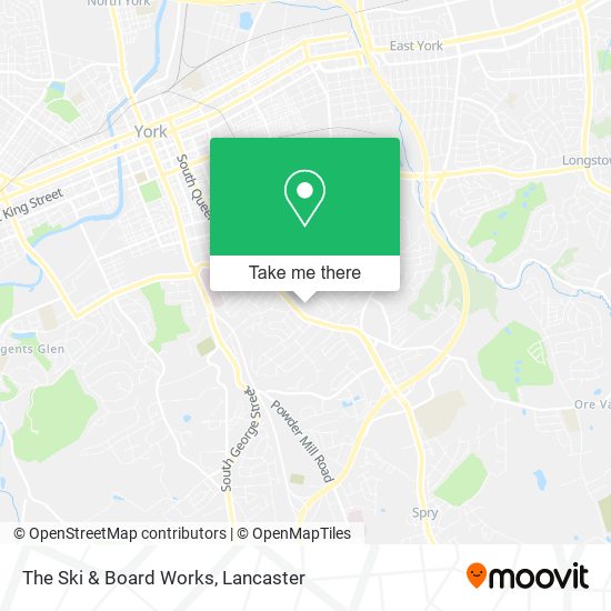 The Ski & Board Works map