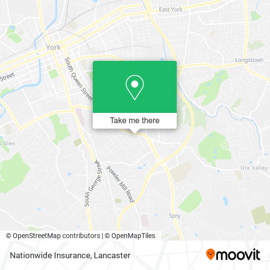 Nationwide Insurance map