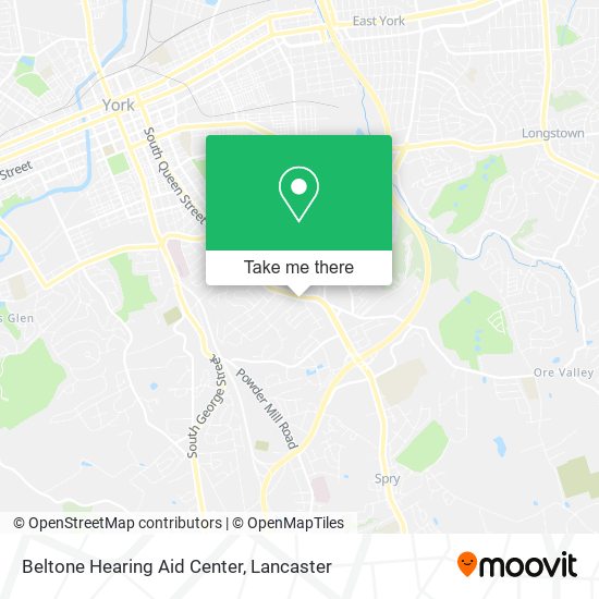 Mapa de Beltone Hearing Aid Center