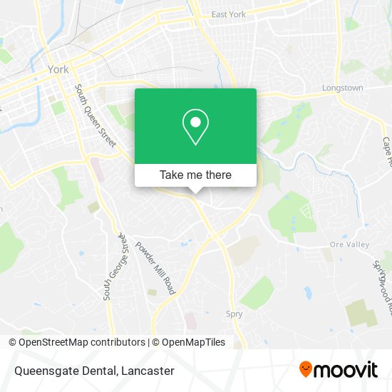 Queensgate Dental map