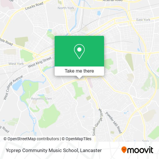 Mapa de Ycprep Community Music School
