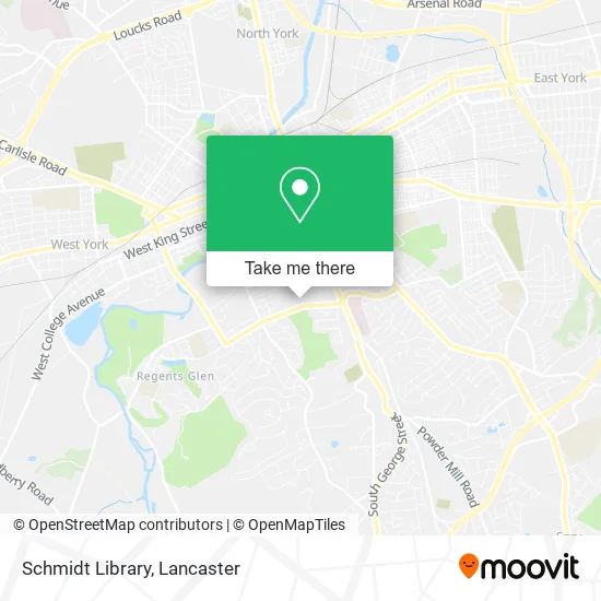 Schmidt Library map
