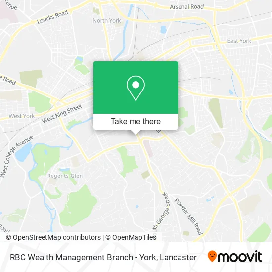 RBC Wealth Management Branch - York map