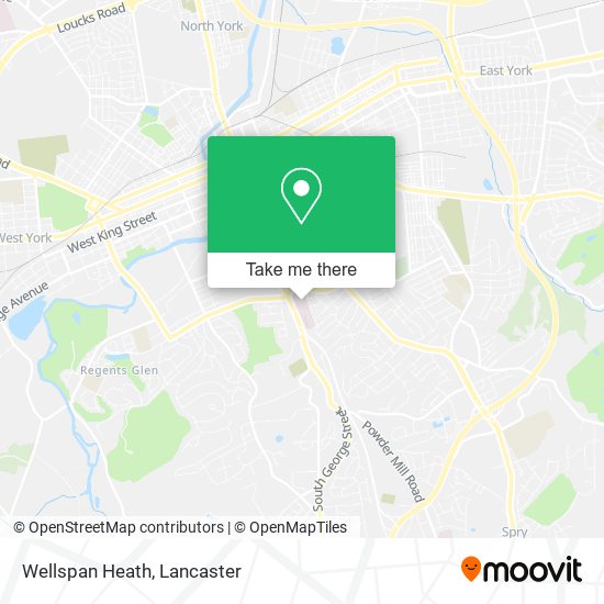 Mapa de Wellspan Heath