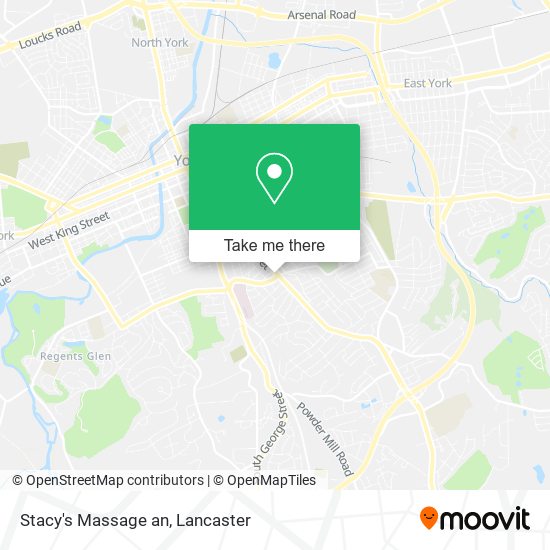 Mapa de Stacy's Massage an