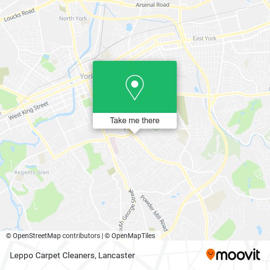 Leppo Carpet Cleaners map