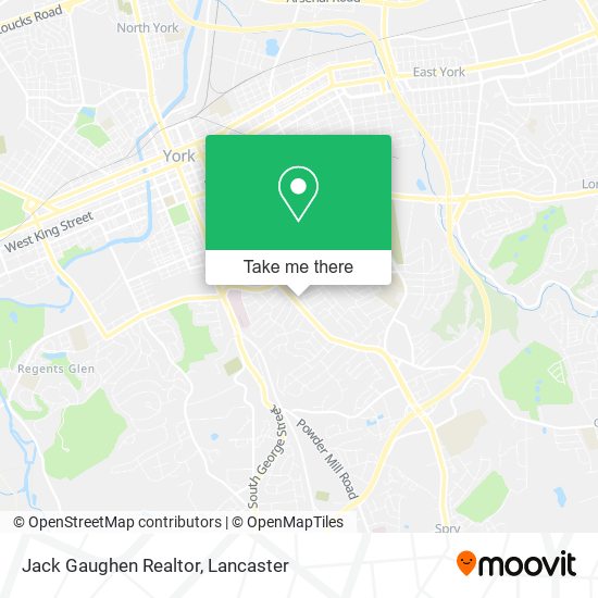 Jack Gaughen Realtor map