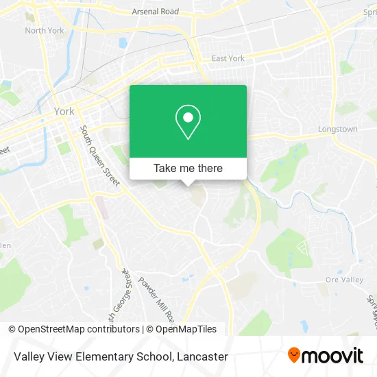 Valley View Elementary School map