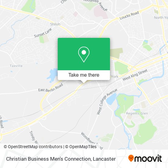 Christian Business Men's Connection map