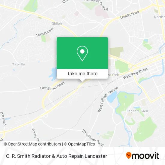 C. R. Smith Radiator & Auto Repair map