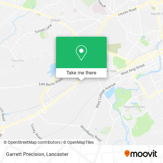 Garrett Precision map