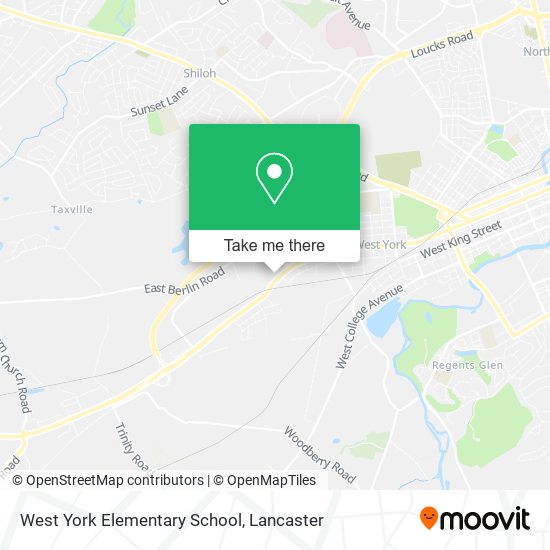 Mapa de West York Elementary School