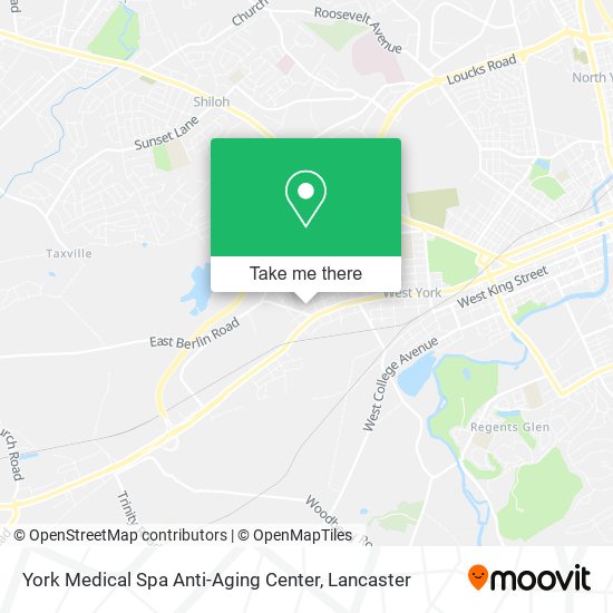 Mapa de York Medical Spa Anti-Aging Center