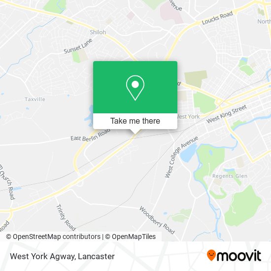 Mapa de West York Agway