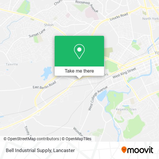 Bell Industrial Supply map