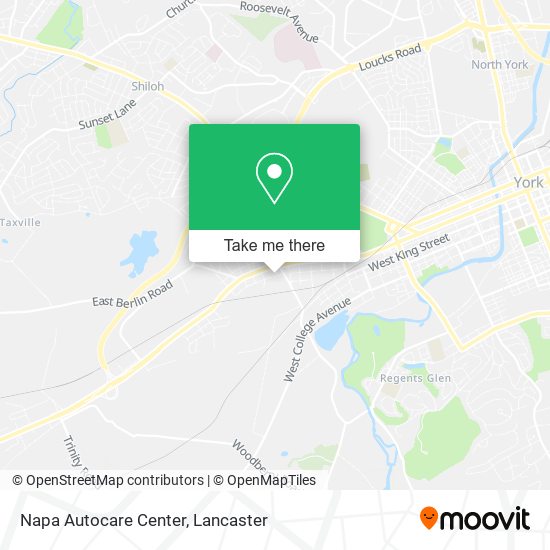 Napa Autocare Center map