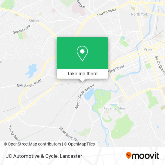 Mapa de JC Automotive & Cycle