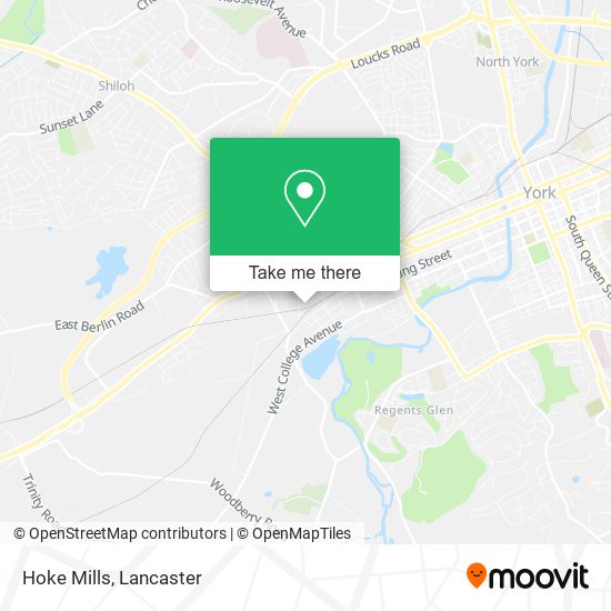 Mapa de Hoke Mills