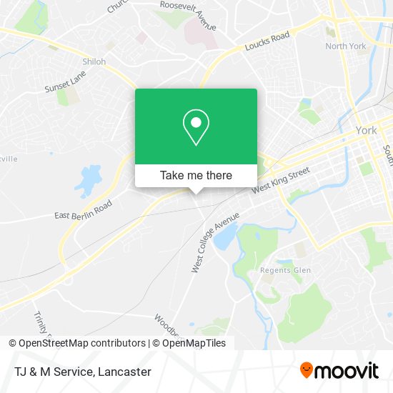 Mapa de TJ & M Service