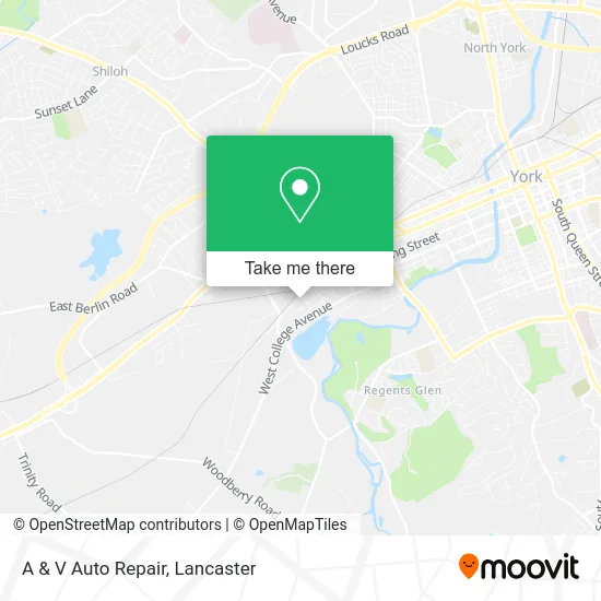 A & V Auto Repair map