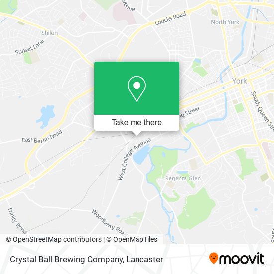 Mapa de Crystal Ball Brewing Company