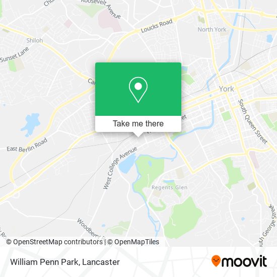Mapa de William Penn Park
