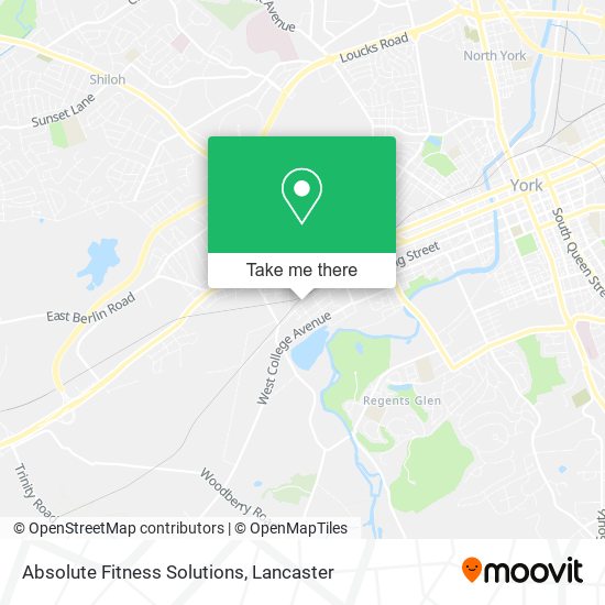 Absolute Fitness Solutions map