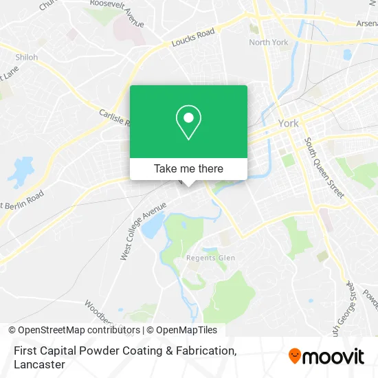 First Capital Powder Coating & Fabrication map