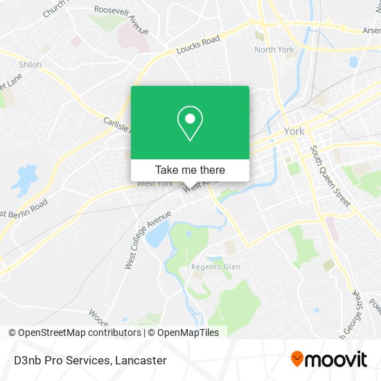 D3nb Pro Services map