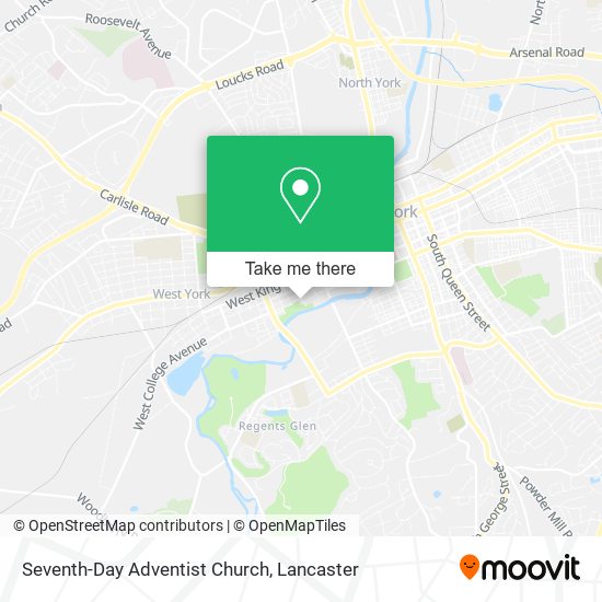 Seventh-Day Adventist Church map