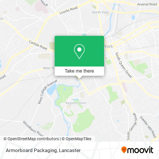 Mapa de Armorboard Packaging